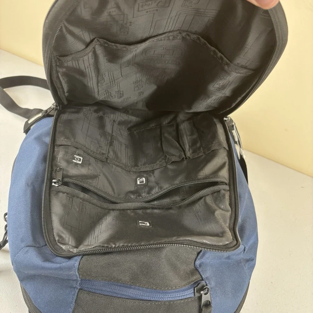 OGIO Laptop Backpack Black Navy Student School *Company Logo* NEW